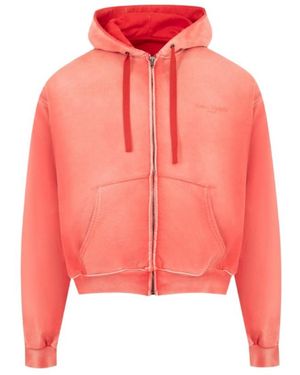 Maison Margiela Faded Zip-Up Hoodie - Pink