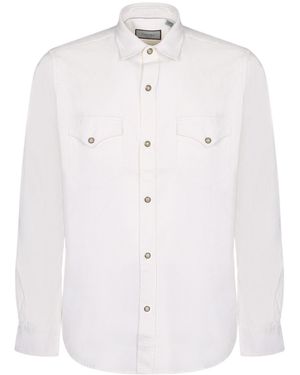 Canali Long-Sleeves Shirt - White
