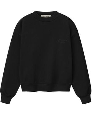Fear Of God Essentials Logo-Print Sweatshirt - Black