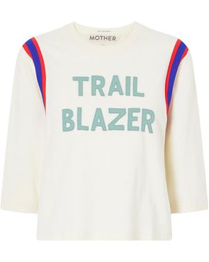 Mother Cotton T-Shirt - Blue