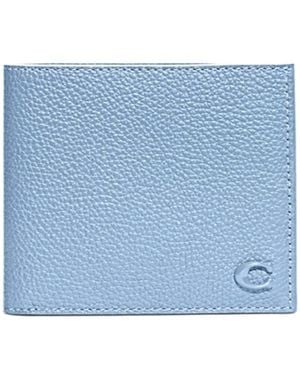 COACH Double-Fold Wallet - Blue