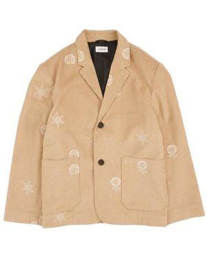 Soulland Long Sleeved Suit Jacket - Natural