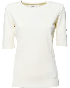 Jil Sander Crewneck Short-Sleeved T-Shirt - White