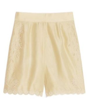 iBlues Embroidered Bermuda Shorts - Natural