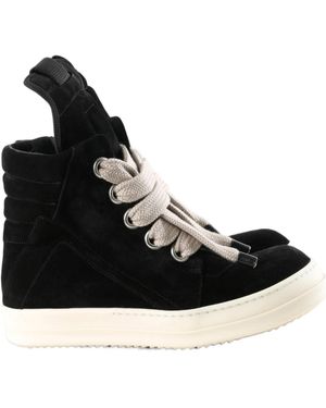 Rick Owens Geobasket Jumbolace High-Top Trainers - Black