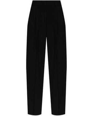 forte_forte Creased Trousers 'Vela' - Black