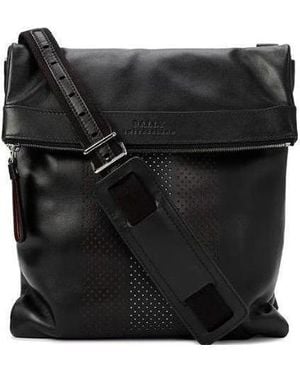Bally Logo Shoulder Bag - Black