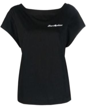 Moschino Round-Necked T-Shirt - Black