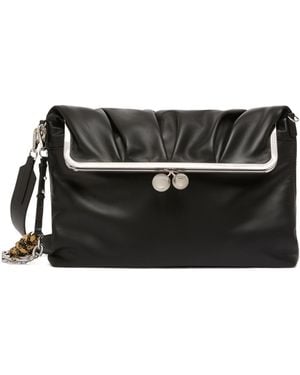 Weekend by Maxmara Frame Clasp Shoulder Bag - Black