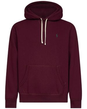 Polo Ralph Lauren Drawstring Hoodie - Red