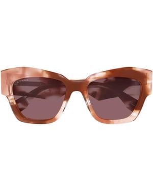Gucci Eyewear Square Frame Sunglasses - Pink