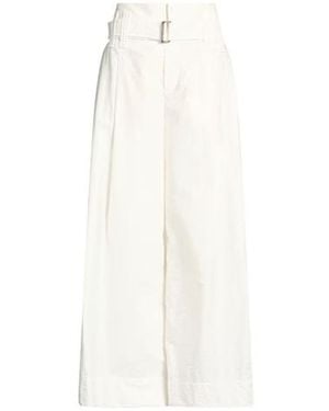 Brunello Cucinelli Solidcolor Wideleg Pants - White