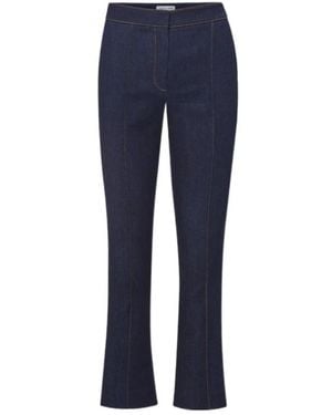 Veronica Beard Tani Tailored Pants - Blue