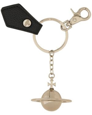 Vivienne Westwood Orb Pendant Keyring - White