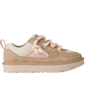 UGG Lo Lowmel Mesh Lace-Up Trainers - Multicolour