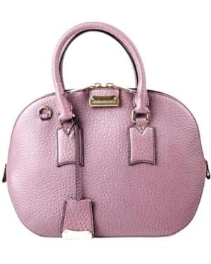 Burberry Logo Handbag - Pink