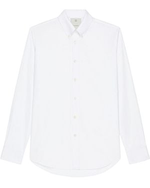 Givenchy Monogram 72 Jacquard Long-Sleeved Shirt - White