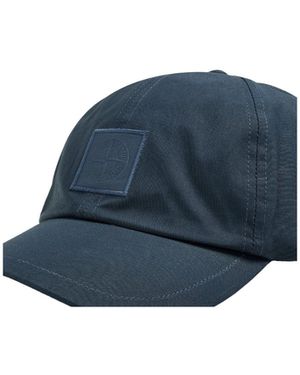 Stone Island Windproof Cotton Baseball Cap - Blue
