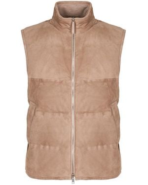 ZEGNA Suede Gilet - Brown