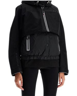 Moncler Logo-Print Jacket - Black