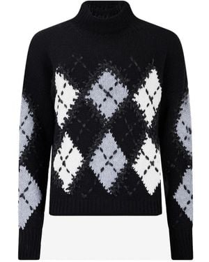 Ermanno Scervino Long-Sleeved Sweater - Black