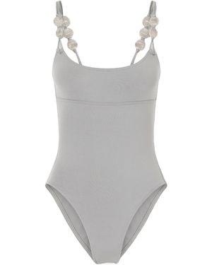Eres Minimalist Design Swimsuit - Grey