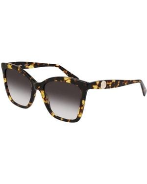Longchamp Cat-Eye Frame Sunglasses - Metallic