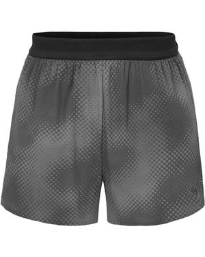 Represent Elastic Waistband Athletic Shorts - Grey