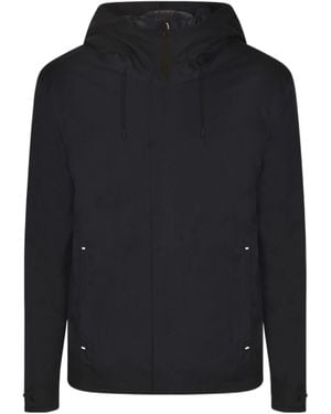 Woolrich Hooded Quilted Jacket - Blue