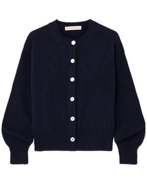 &Daughter Woollen Knitted Cardigan - Blue