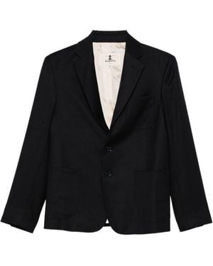 Barena Button-Fastening Wool Jacket - Black