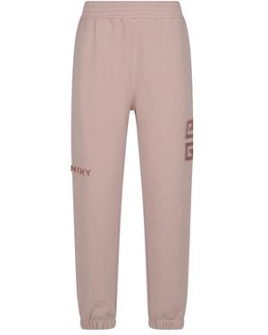 Givenchy Logo Embroidered Joggers - Pink