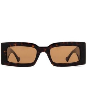 Gucci Eyewear Rectangular Frame Sunglasses - White