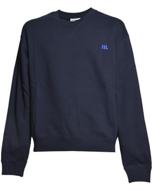 Jil Sander Terry Crewneck Sweatshirt - Blue