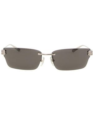 Balenciaga Eyewear Gossip Rectangular Rimless Sunglasses - White