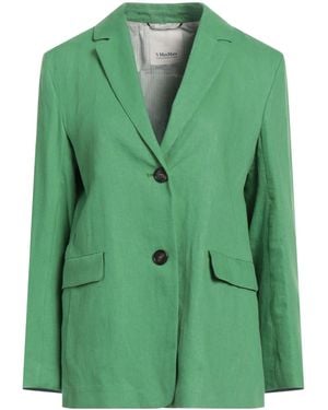 Max Mara Simple Single- Blazer - Green
