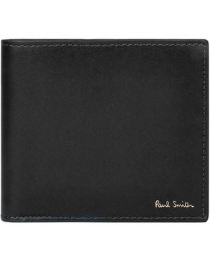 Paul Smith Leather Bifold Wallet - Black