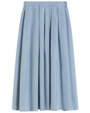 Weekend by Maxmara Formica Pleated Skirt - Blue