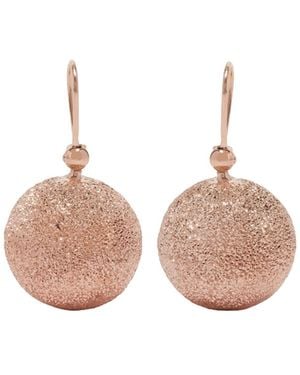 Carolina Bucci 18-Karat Rose Earrings - Pink