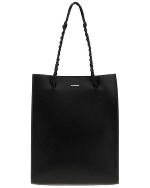 Jil Sander Tangle Shopping Tote Bag - Black