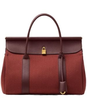 Loro Piana Loom Bag L32 - Red