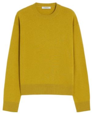 Max Mara Eco Crewneck Jumper - Yellow