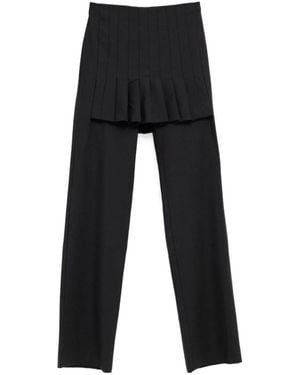 Paloma Wool Pleated Skirt - Black