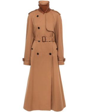 Chloé Long Trench Coat - Brown