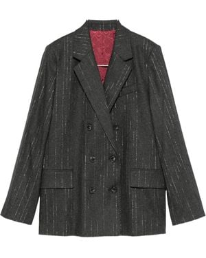 Zadig & Voltaire Long-Sleeved Suit Jacket - Gray