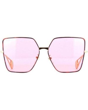 Gucci Geometric Sunglasses - Pink