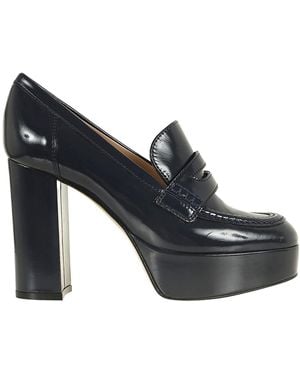 Gianvito Rossi Round-Toe High Heels - Blue