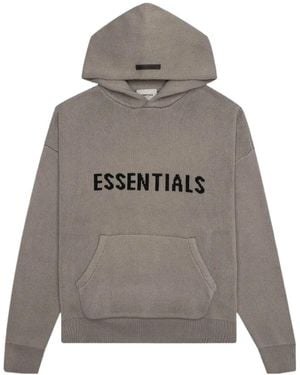 Fear Of God Knitted Hoodie - Grey