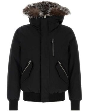 Mackage Dixon-Xz Fur-Trimmed Hooded Jacket - Black