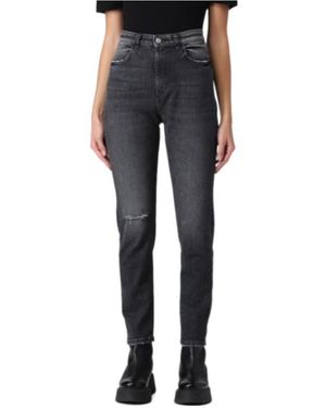 ICON DENIM Naomi Distressed Slim-Fit Jeans - Blue